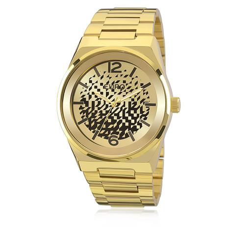 Relógio Feminino Euro Camadas Analógico EU2039IW/4D Dourado Menor preço em Relógio Feminino Euro Camadas Analógico EU2039IW/4D Dourado