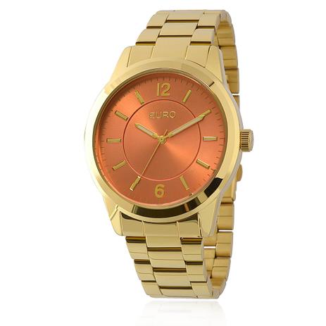 Relógio Feminino Euro Colors Analógico EU2036LZD/4L dourado Menor preço em Relógio Feminino Euro Colors Analógico EU2036LZD/4L dourado