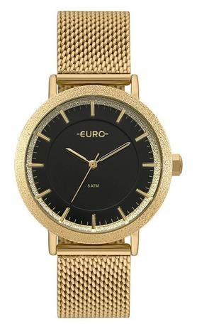 Relogio Feminino Euro Dourado Banhado Ouro EU2039JM4P Menor preço em Relogio Feminino Euro Dourado Banhado Ouro EU2039JM4P