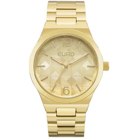 Relógio Feminino Euro Eu2036ylk/4d 40mm Aço Dourado Menor preço em Relógio Feminino Euro Eu2036ylk/4d 40mm Aço Dourado