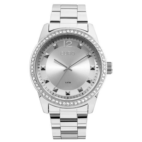 Relogio Feminino Euro Prata EU2035YLB/3K Menor preço em Relogio Feminino Euro Prata EU2035YLB/3K