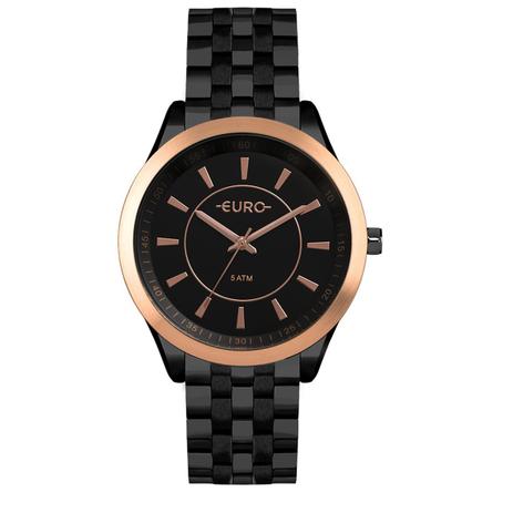 Relogio Feminino Euro Preto EU2035YOW/4P Menor preço em Relogio Feminino Euro Preto EU2035YOW/4P