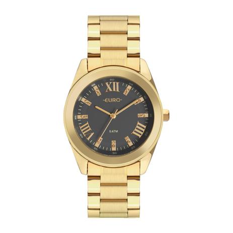 Relógio Feminino Euro Roman Shine Dourado EU2036YND/4C 38mm Aço Dourado Menor preço em Relógio Feminino Euro Roman Shine Dourado EU2036YND/4C 38mm Aço Dourado