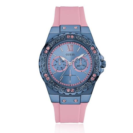 Menor preço em Relógio Feminino Guess Analógico 92601LPGSEU4 Borracha Rosa