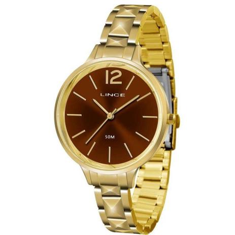Relógio Feminino Lince Casual Lrgh066l M2kx - Dourado Menor preço em Relógio Feminino Lince Casual Lrgh066l M2kx - Dourado
