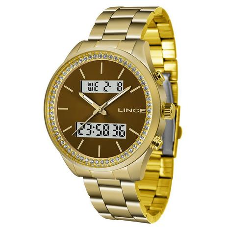 Relogio Feminino Lince Couro Dourado Elegance LAG4591L-N1KX Menor preço em Relogio Feminino Lince Couro Dourado Elegance LAG4591L-N1KX