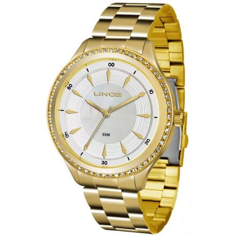 Relógio Feminino Lince Lrg4427l B1kx Dourado Menor preço em Relógio Feminino Lince Lrg4427l B1kx Dourado