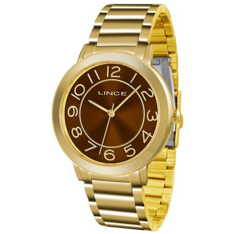 Relógio Feminino Lince Lrgh046l M2kx Casual Dourado Menor preço em Relógio Feminino Lince Lrgh046l M2kx Casual Dourado