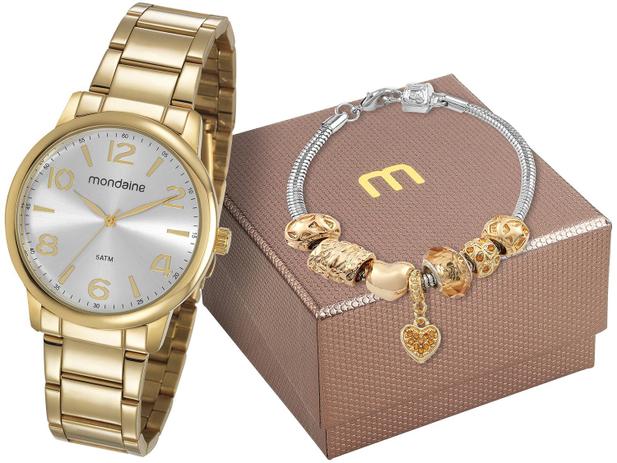 Relógio Feminino Mondaine Analógico 53736LPMGDE1 - Com Pulseira