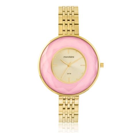 Relógio Feminino Mondaine Analógico 99276LPMVDE3 Fundo Rosa Menor preço em Relógio Feminino Mondaine Analógico 99276LPMVDE3 Fundo Rosa
