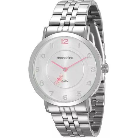 Relógio feminino mondaine prateado analógico 99204L0MVNE2 Menor preço em Relógio feminino mondaine prateado analógico 99204L0MVNE2
