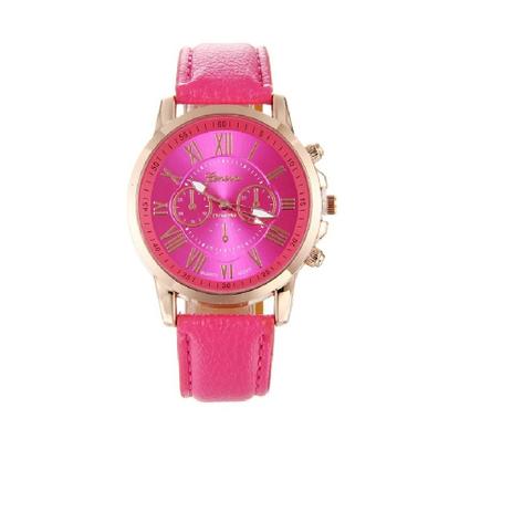 Relógio Feminino Números Romanos Rosa Com Caixa - Isashop é ruim? Relógio Feminino Números Romanos Rosa Com Caixa - Isashop é boa?