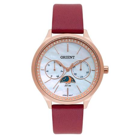 Relógio Feminino Orient Rose Pulseira Couro Multifunção - Relógio Feminino  - Magazine Luiza