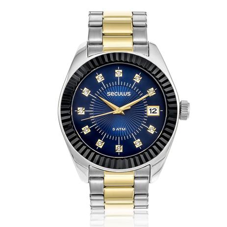 Relógio Feminino Seculus Analógico 13019LPSVBS5 Aço Misto Menor preço em Relógio Feminino Seculus Analógico 13019LPSVBS5 Aço Misto