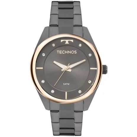 Relógio Feminino Technos 2035MLD/4P Dourado e Chumbo Menor preço em Relógio Feminino Technos 2035MLD/4P Dourado e Chumbo