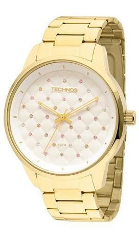Relógio Feminino Technos Dourado 2035LXU/4K Menor preço em Relógio Feminino Technos Dourado 2035LXU/4K