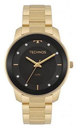 Relógio Feminino Technos Dourado 2036MKF/5P Menor preço em Relógio Feminino Technos Dourado 2036MKF/5P