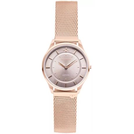 Relógio Feminino Technos Slim Analógico 9T22AL/4C - Rosê Menor preço em Relógio Feminino Technos Slim Analógico 9T22AL/4C - Rosê
