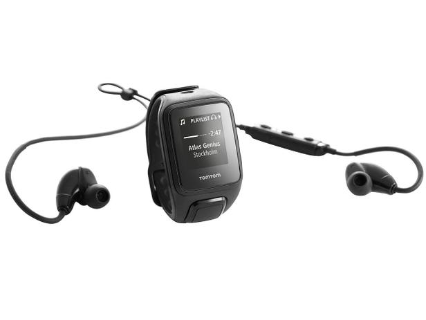 Relógio Fitness com GPS TomTom Spark Cardio Small - + Music + Fones de ouvido com Bluetooth Preto MoS