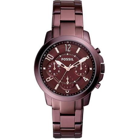 Relógio Fossil Feminino Ref: Es4136/4nn Chocolate Menor preço em Relógio Fossil Feminino Ref: Es4136/4nn Chocolate