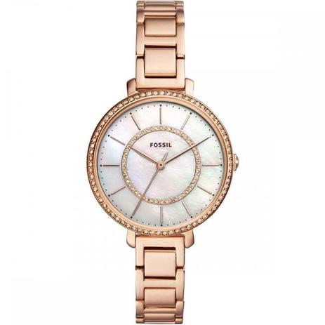 Relógio Fossil Feminino Ref: Es4452/1jn Fashion Rosé Menor preço em Relógio Fossil Feminino Ref: Es4452/1jn Fashion Rosé