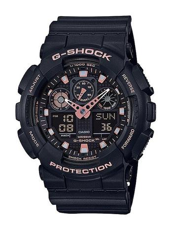 Relógio G-Shock 100GBX-1A4DR Preto/Rosa Menor preço em Relógio G-Shock 100GBX-1A4DR Preto/Rosa