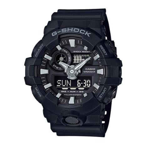 Relógio G-Shock GA-700-1BDR Casio Masculino Preto Menor preço em Relógio G-Shock GA-700-1BDR Casio Masculino Preto