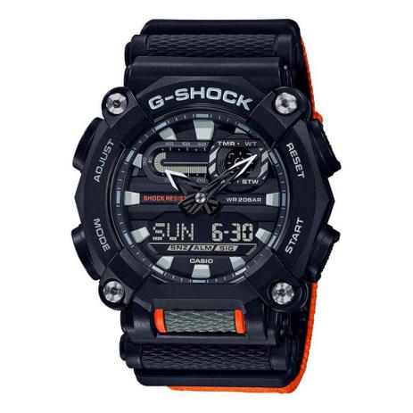 Relógio G-Shock GA-900C-1A4DR Preto/Laranja - Relógio de Pulso - Magazine  Luiza