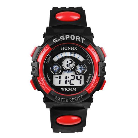 Relógio Infantil Menino, Digital Led, Sport HONHX Menor preço em Relógio Infantil Menino, Digital Led, Sport HONHX