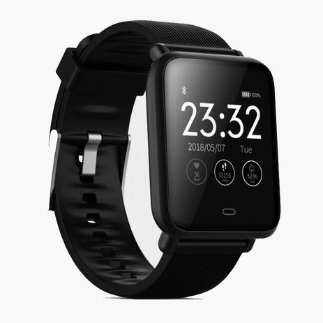 Relógio Inteligente A6 Smart Watch Bluetooth Monitor Esportes Fitness Preto - Lx Menor preço em Relógio Inteligente A6 Smart Watch Bluetooth Monitor Esportes Fitness Preto - Lx