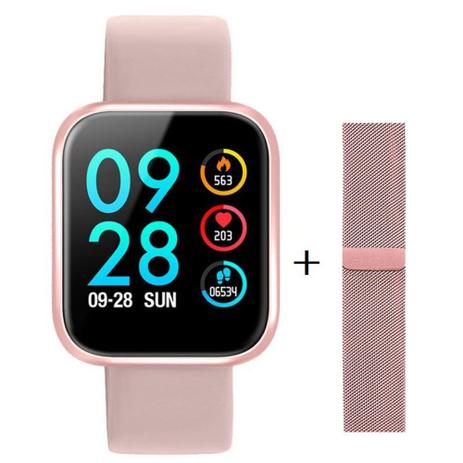 Relógio Inteligente Smartwatch P70 Android IOS LG Samsung (rosa) é boa?
