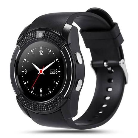 Relógio Inteligente Smartwatch V8 Sport Android Ios Chip Sd Menor preço em Relógio Inteligente Smartwatch V8 Sport Android Ios Chip Sd