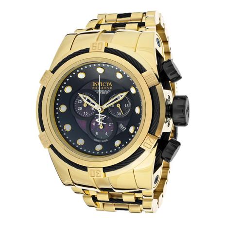 Relógio Invicta 12753 Reserve Bolt Zeus Dourado Menor preço em Relógio Invicta 12753 Reserve Bolt Zeus Dourado