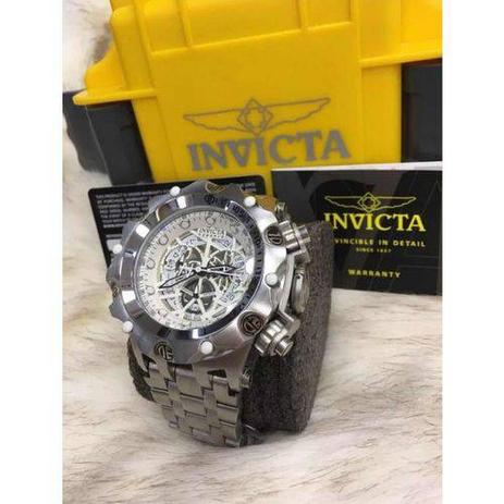 Relogio invicta hybrid skeleton prata Menor preço em Relogio invicta hybrid skeleton prata