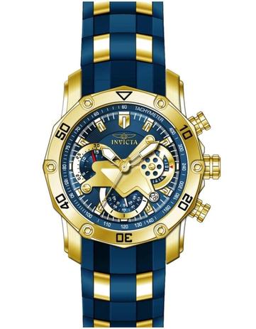 Relógio Invicta Pro Diver 22798 Azul Dourado Lançamento Menor preço em Relógio Invicta Pro Diver 22798 Azul Dourado Lançamento