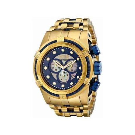 Relógio Invicta Reserve 12742 DOURADO E AZUL Menor preço em Relógio Invicta Reserve 12742 DOURADO E AZUL