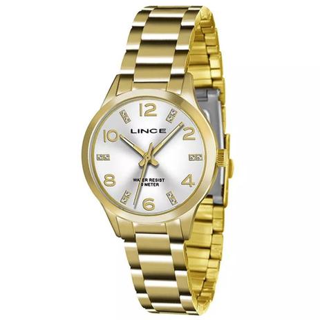 Relógio Lince de Pulso Feminino Dourado lrgh025l s2kx Menor preço em Relógio Lince de Pulso Feminino Dourado lrgh025l s2kx