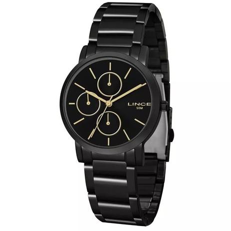 Relógio Lince Feminino Analógico Preto LMN4568LP1PX Menor preço em Relógio Lince Feminino Analógico Preto LMN4568LP1PX