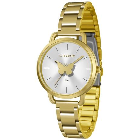 Relógio Lince Feminino Ref: Lrgj085l S1kx Casual Dourado Menor preço em Relógio Lince Feminino Ref: Lrgj085l S1kx Casual Dourado