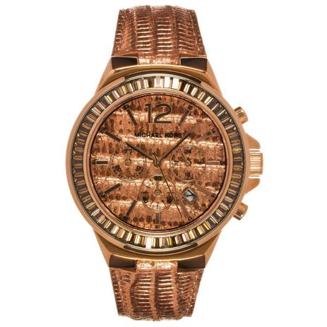 Relógio Luxo Michael Kors Mk2305 Orig Chron Anal Couro Menor preço em Relógio Luxo Michael Kors Mk2305 Orig Chron Anal Couro