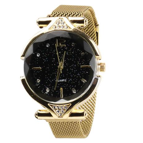 Relogio feminino com brilho Clearance