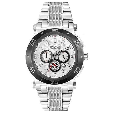 Relógio Magnum Chronograph Masculino - Prata