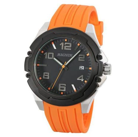Relógio MAGNUM masculino laranja silicone MA34487J - Relógio Masculino -  Magazine Luiza