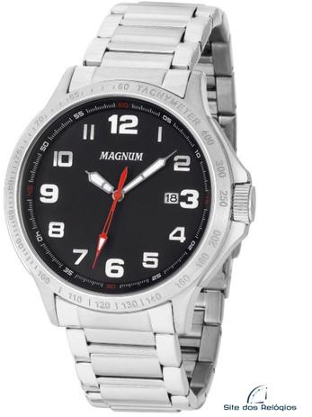 Relógio Magnum Masculino MA31355T Prata - Relógio Masculino - Magazine Luiza