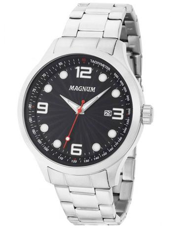 Relógio Magnum Masculino Ma33399m Calendario Pulseira Couro