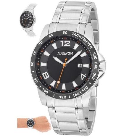 Relógio Magnum Masculino Ref: Ma33086t Casual Prateado é ruim? Relógio Magnum Masculino Ref: Ma33086t Casual Prateado é boa?