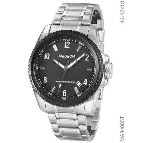 Relógio Magnum Masculino Ref: Ma34085t Menor preço em Relógio Magnum Masculino Ref: Ma34085t