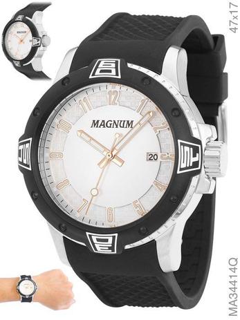 Relógio Magnum Masculino Sports MA34414Q Pulseira Borracha - Relógio  Masculino - Magazine Luiza