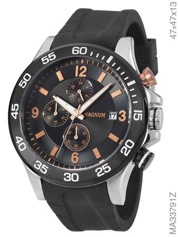 Relogio Magnum Pulseira Emborrachada com Preços Incríveis no Shoptime