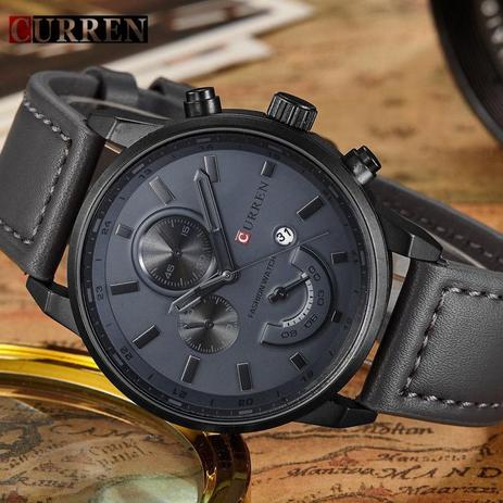 Relógio mascculino curren importado modelo 8217 Menor preço em Relógio mascculino curren importado modelo 8217